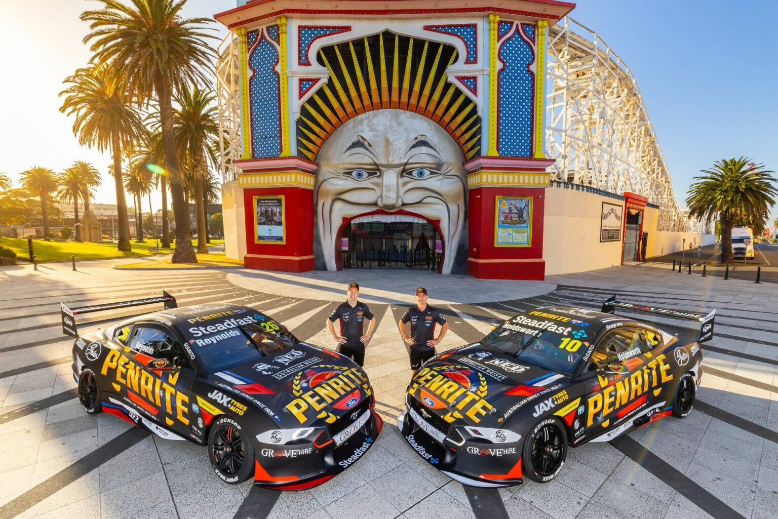 SUPERCARS: Grove Racing reveals itself as Penrite Racing at Luna Park