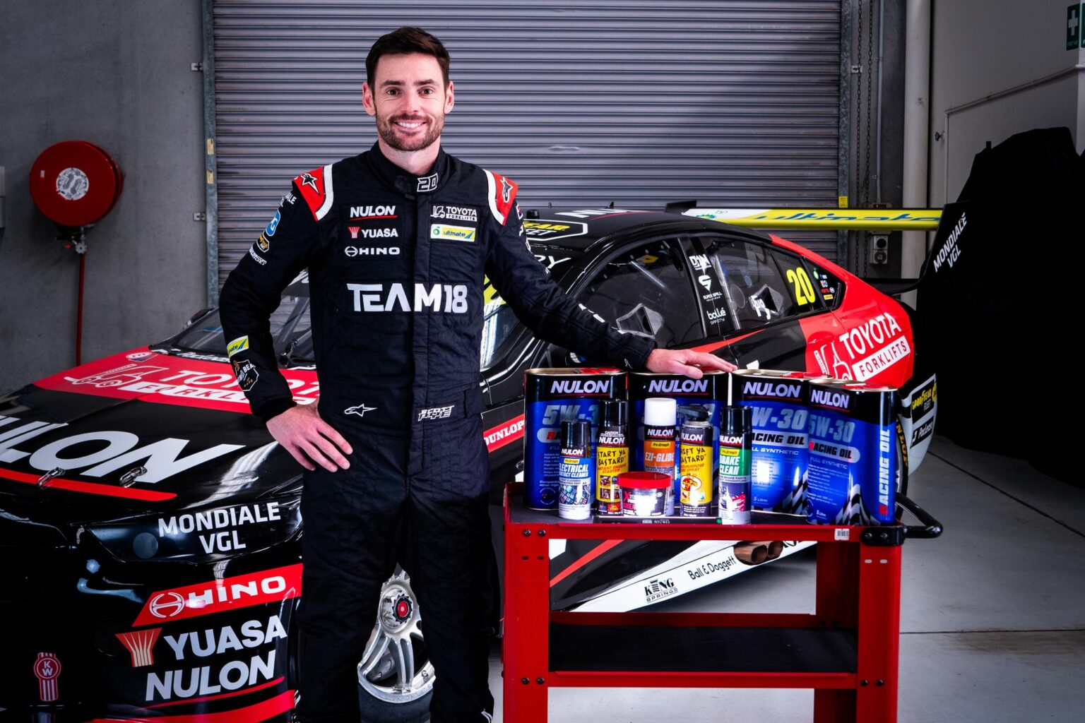 SUPERCARS: Nulon Racing hit the track with Team 18