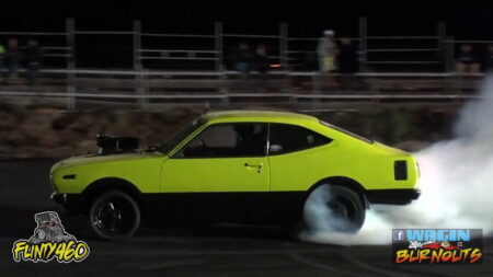 VIDEO: 6 LITRE LS COROLLA “VIOL8” AT WAGIN BURNOUTS
