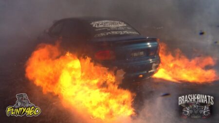 VIDEO: BLOWN COMMODORE “YBOTHR” HUGE FIRE AT BRASHERNATS