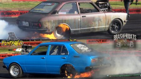 VIDEO: BURNOUT TUG OF WAR!!