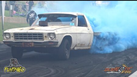 VIDEO: IT MIGHT BE RUSTY BUT IT CAN SMASH TYRES!!