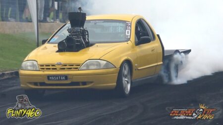 VIDEO: BLOWN LS1 AU FALCON “MASATAK” AT BURNOUT KING