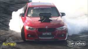 VIDEO: BLOWN EFI BMW “REFINED” SMASHING TYRES AT BETTER FRYDAY BURNOUTS