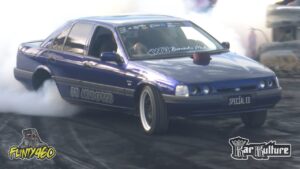 VIDEO: LS2 FALCON ‘SPECIAL ED” SMASHING TYRES AT BETTER FRYDAY BURNOUTS