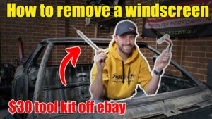 VIDEO: How to remove a windscreen with cheap ebay tools!