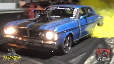 VIDEO: BLOWN XY FALCON “WIDE OPEN” BRINGS THE REVS TO BINDOON BURNOUTS