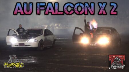 VIDEO: TWO AU FALCONS DOING INCREDIBLE THINGS AT BINDOON BURNOUTS